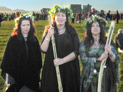 Three female druids